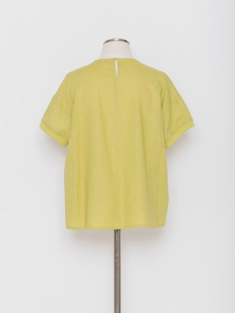 3255221A リブ使い ベーシックTシャツ
