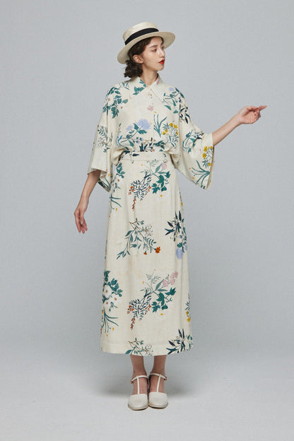 ワイドスリーブシャツ-Cream