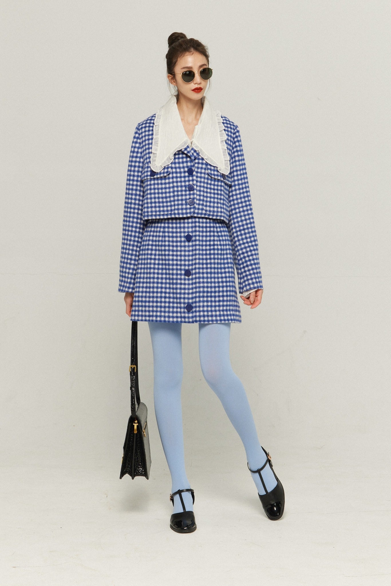 シースルーフリルブラウス-Off White