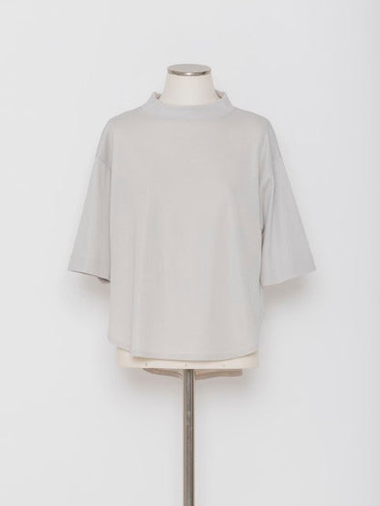 3255202A ガーゼフライス ゆったりコットンTシャツ