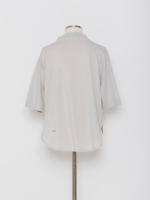 3255202A ガーゼフライス ゆったりコットンTシャツ