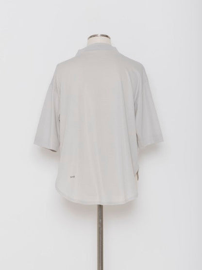 3255202A ガーゼフライス ゆったりコットンTシャツ
