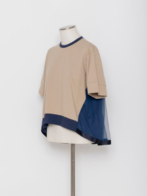 3255222A バックチュール レイヤードTシャツ