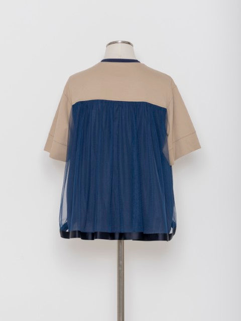 3255222A バックチュール レイヤードTシャツ