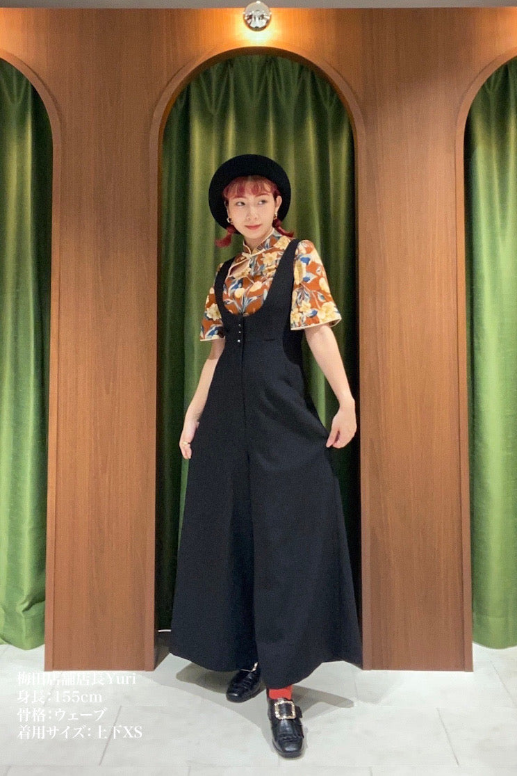 チャイナトップス-Brown