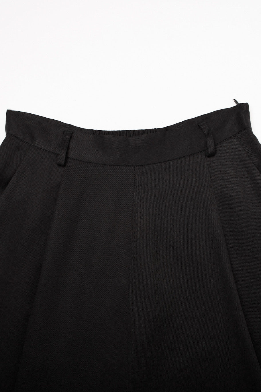 ハイウエストサーキュラースカート-Black