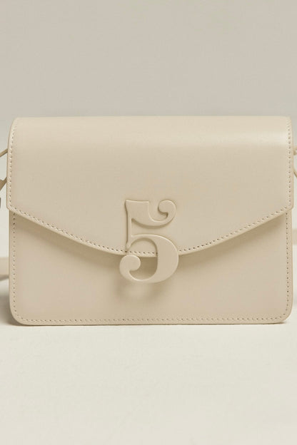 No.5本革ショルダーバッグ-White