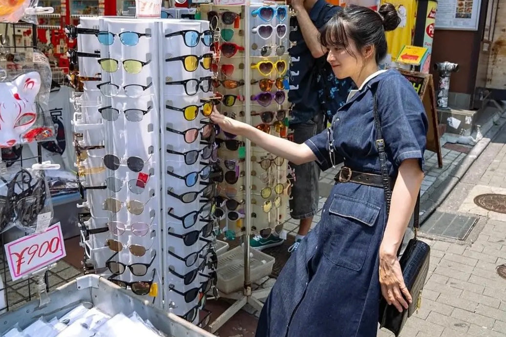ハイウエストデニムワンピース