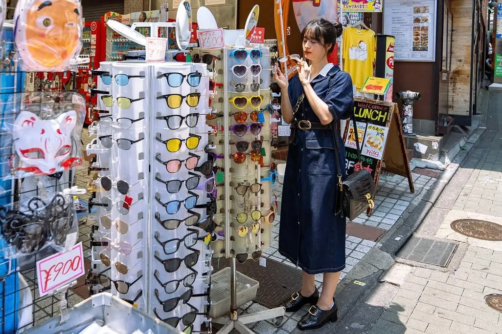 ハイウエストデニムワンピース