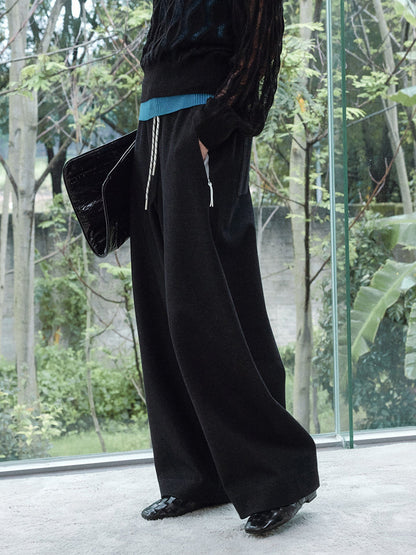 カーブシルエット スウェットパンツ