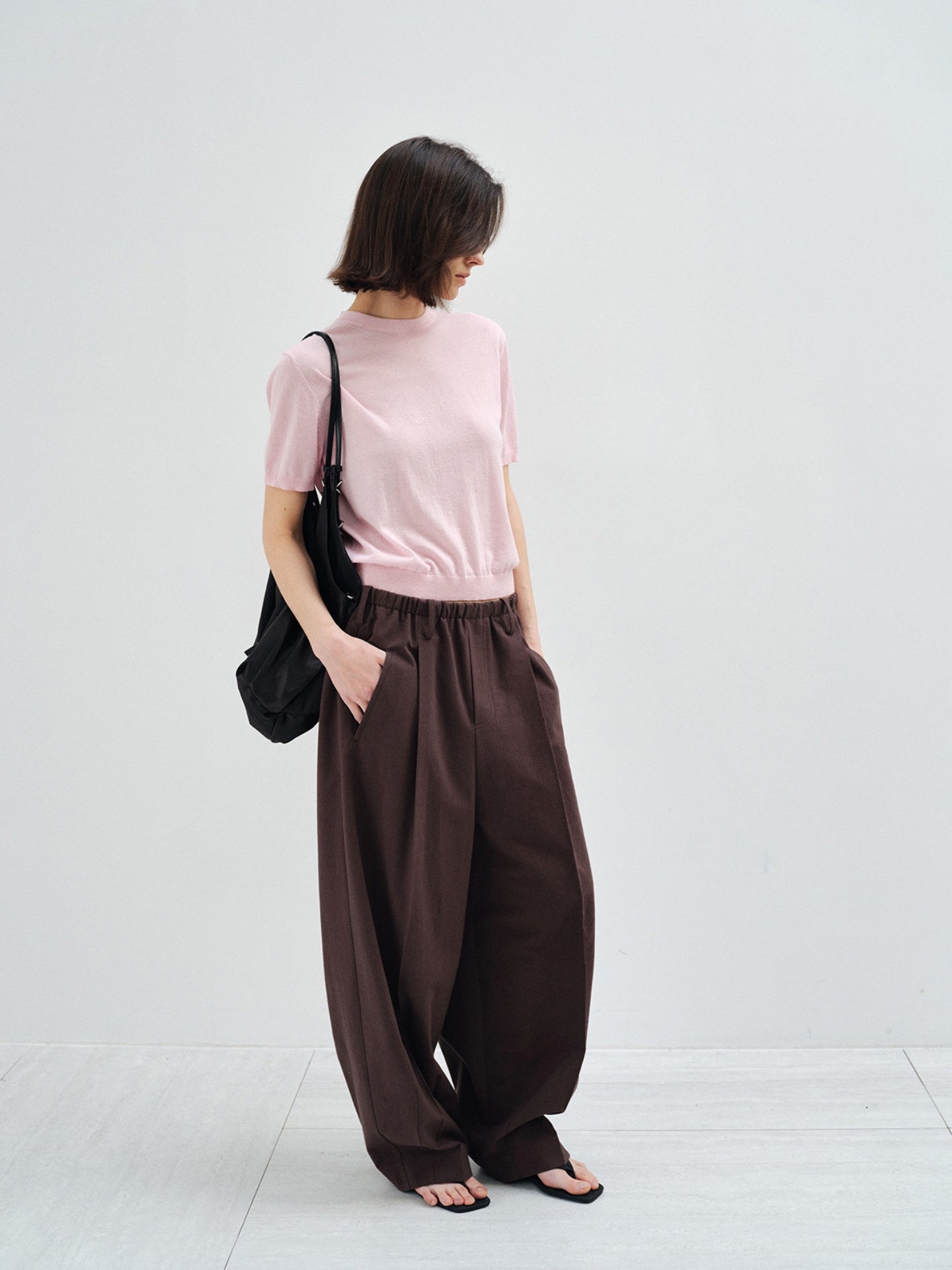 シアー半袖Tシャツ