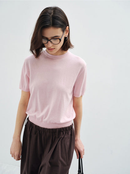 シアー半袖Tシャツ