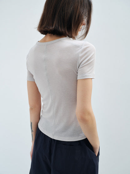 クルーネックTシャツ
