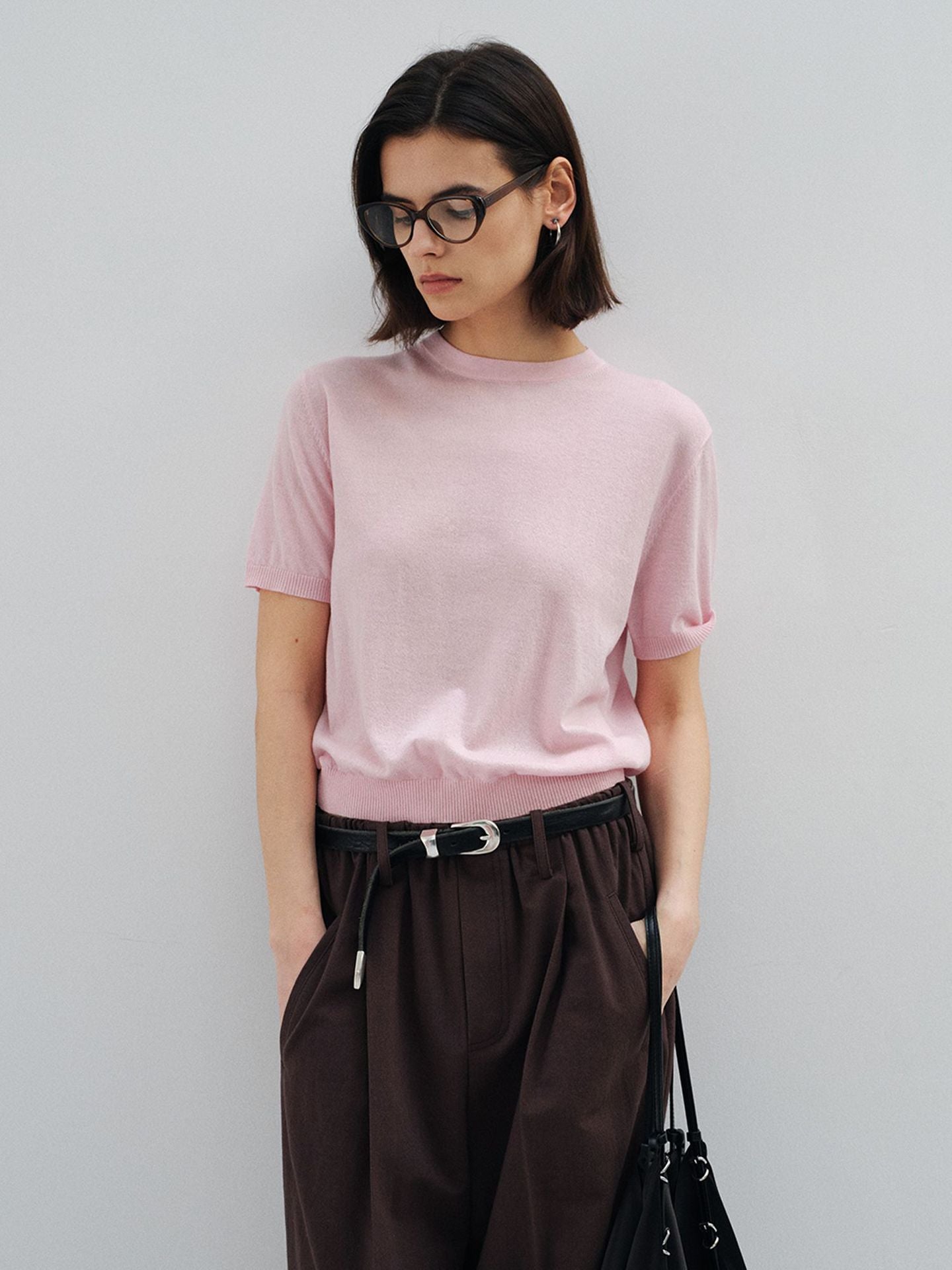 シアー半袖Tシャツ