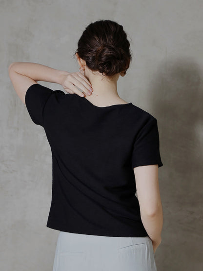 リブTシャツ